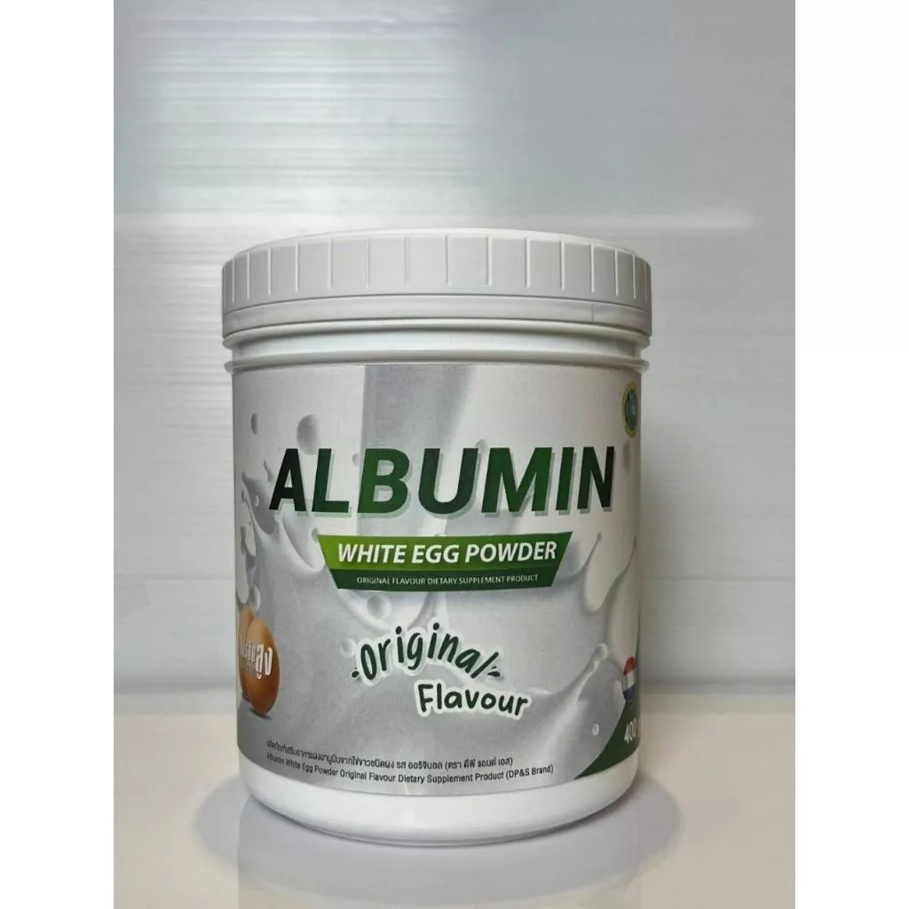 Albumin Egg Powder โปรตีนไข่ขาว 400 กรัม / 30 60 เม็ด thumbnail 6