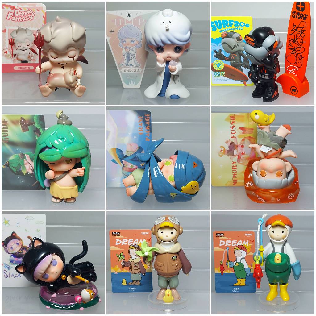 [มือสอง] [เลือกตัว] กล่องสุ่ม โมเดล ชุดที่ 27 NAGOO / KEENO / WAZZUP / GUADI / SUENO Art Toy Blind B