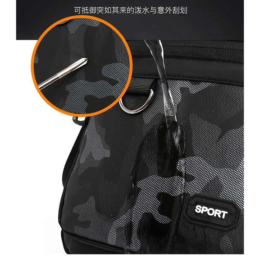 Msbag6 กระเป๋าสะพายข้าง ใส่เอกสาร ใส่ไอแพตได้ สายคาดเป็นหนังคุณภาพดี ช่องด้านในสามารถใส่ของได้เยอะ