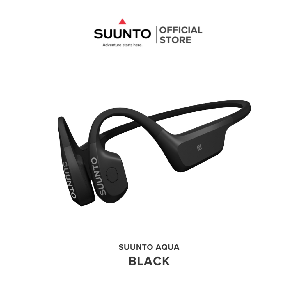 SUUNTO AQUA - หูฟังออกกำลังกาย ว่ายน้ำ Multi-Sports เทคโนโลยี Bone Conduction กันน้ำ IP68 MP3 หน่วยความจำ 32GB
