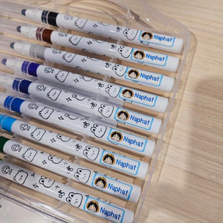 สติ๊กเกอร์ชื่อ สำหรับติดสี 154 ดวง ขนาด 2.5X1 CM กันน้ำ PVC เกรดพรีเมียม สติกเกอร์