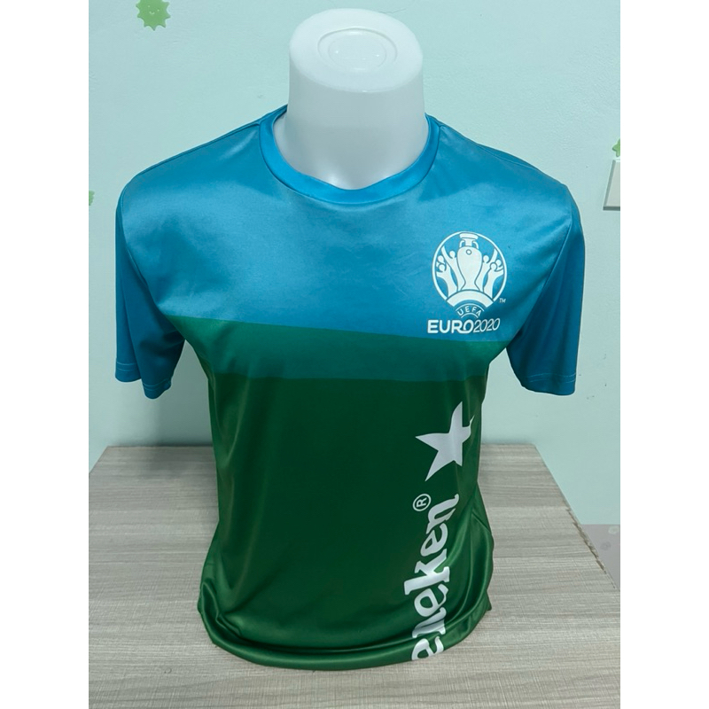 เสื้อ UEFA  EURO2020 HEINEKENไซส์ m อก 38 ผ้ามือ✌️