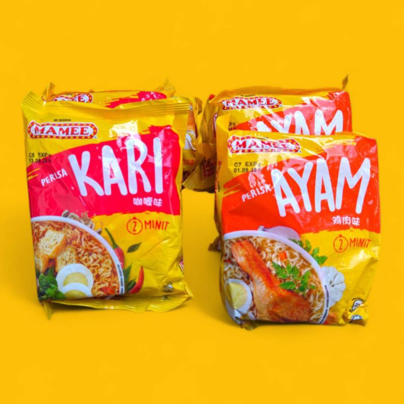 บะหมี่ Mamee รสไก่ ฮาลาล