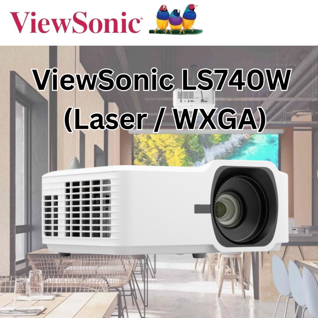 Projector ViewSonic LS740W (Laser / WXGA) โปรเจคเตอร์ ของแท้ ประกันศูนย์ พร้อมส่ง ออกใบกำกับได้
