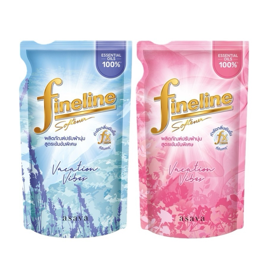 Fineline ไฟน์ไลน์ ผลิตภัณฑ์ปรับผ้านุ่ม สูตรเข้มข้นพิเศษ ขนาด 450 มล. ASAVA