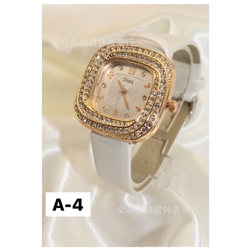 High-End นาฬิกาหญิง watch แฟชั่นสุภาพสตรี นาฬิกา ผู้หญิงไข่เข็มขัด นาฬิกาควอตซ์สี่เหลี่ยมแฟชั่น นาฬิกาผู้หญิงกันน้ำ