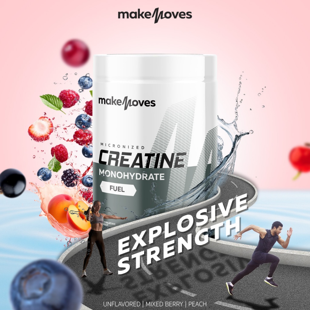 ส่งฟรี ครีเอทีน Makemoves ครีเอทีนผง Creatine 5000 mg ดูดซึมไว ครีเอทีนโมโนไฮเดรต