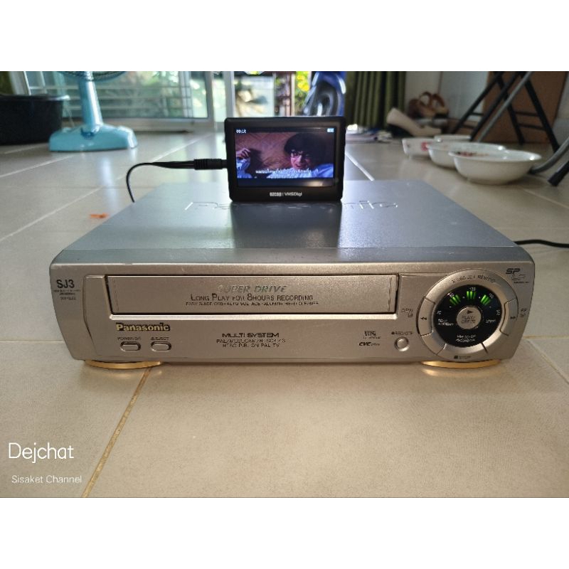 สินค้ามือ2 Secondhand item PANASONIC SJ3 วีดีโอ เครื่องเล่นวีดีโอเทป เครื่องเล่นวีดีโอ VDO VHS Panas
