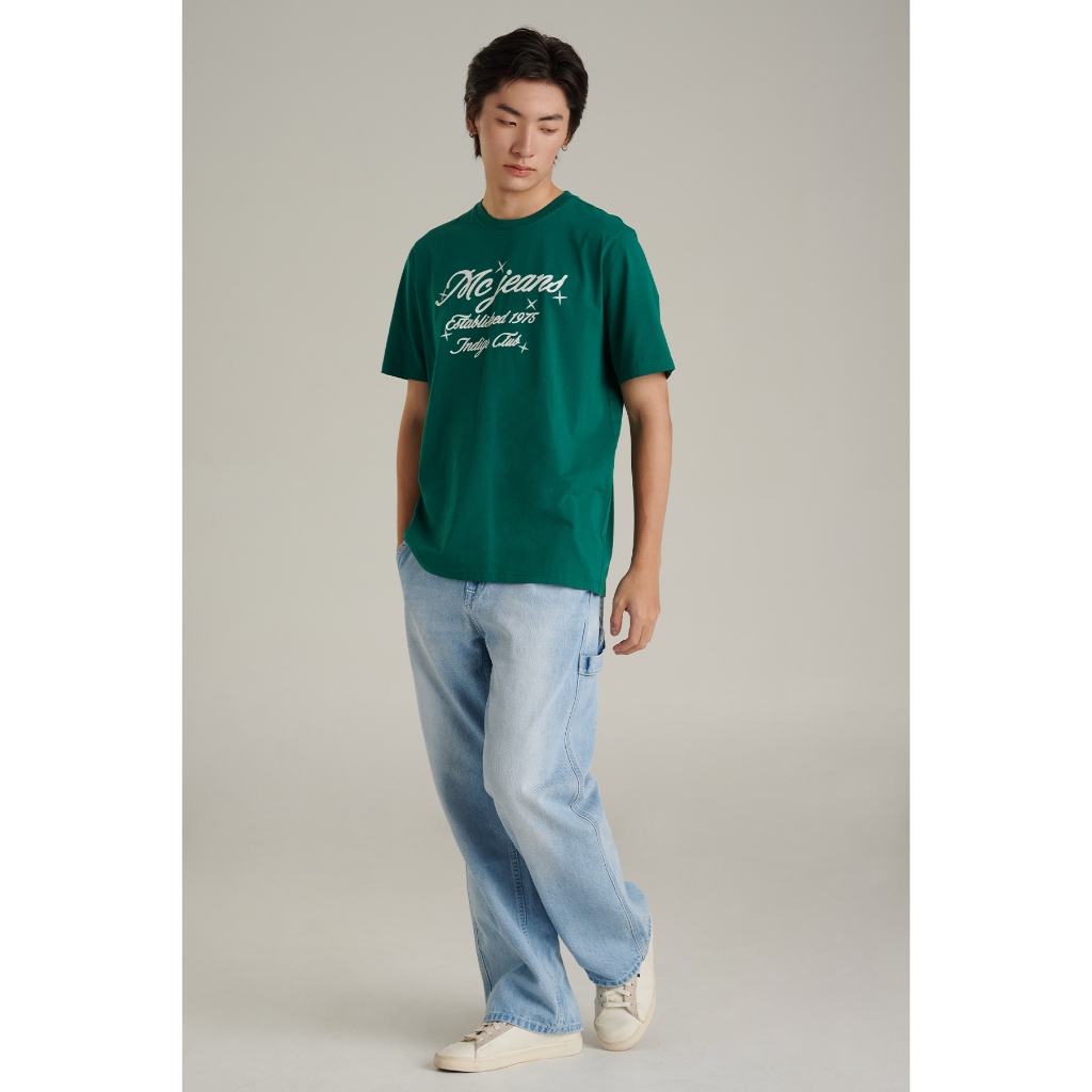 Mc jeans เสื้อยืดแขนสั้นผู้ชาย คอกลม MTTZ888