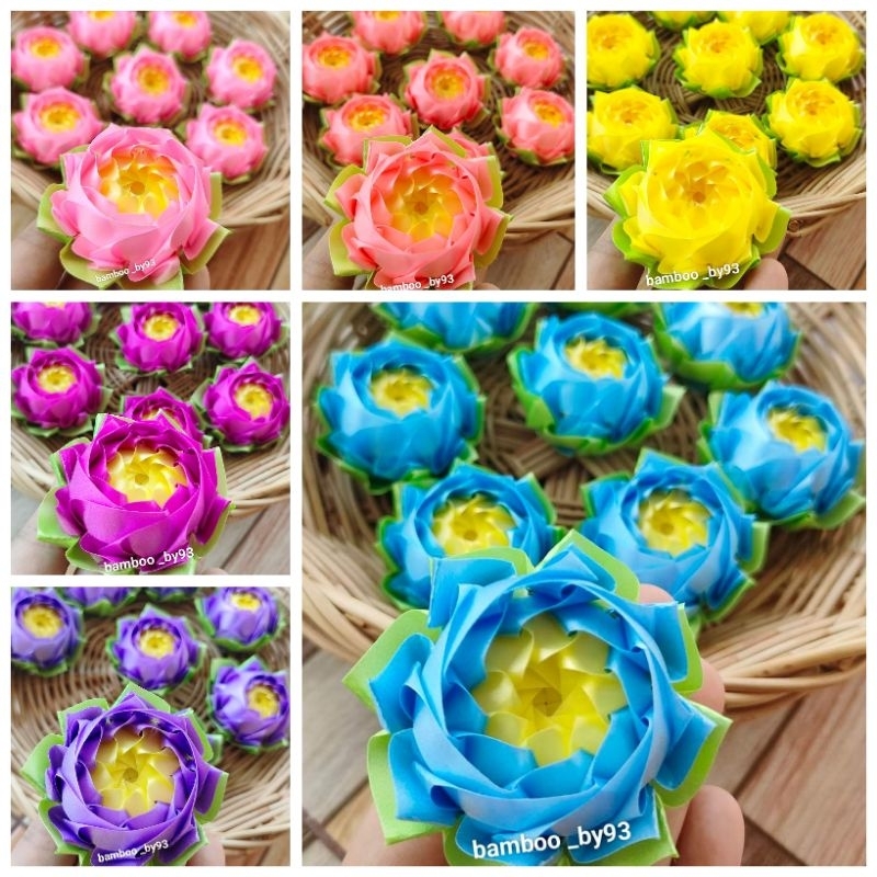 เหรียญโปรยทานงานบวช ดอกบัว(งานตัวเปล่า)ไม่ใส่เหรียญ 10 ชิ้น