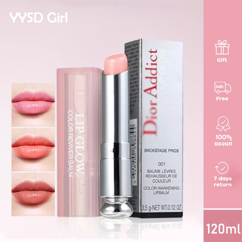 【 แท้/พร้อมส่ง】₯ior Addict Lip Glow Lip Balm Color Reviver Balm 3.2g