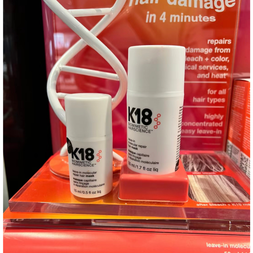 🏵️ของแท้พร้อมส่ง🏵️K18 Leave in Molecular Repair Hair Mask,K18 Hair mist บำรุง