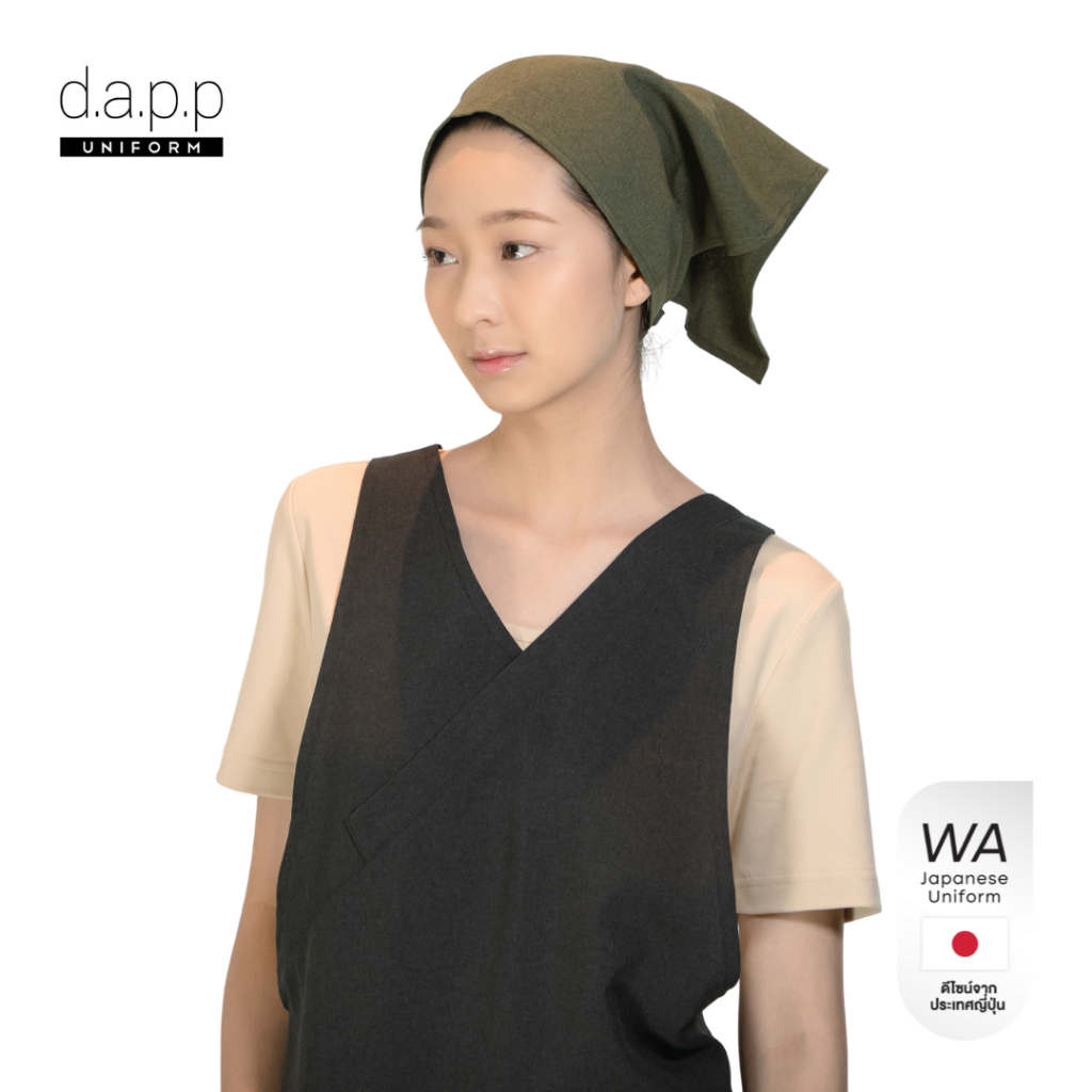 WA Japanese uniform ผ้าคลุมหัว แบบญี่ปุ่น WA cap (FA9464)