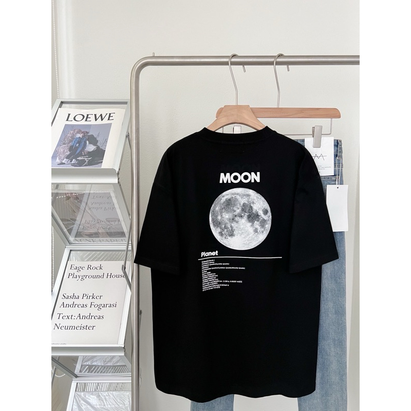 tomorrow. เสื้อยืด Oversize ผ้าหนานุ่ม ลายmoon
