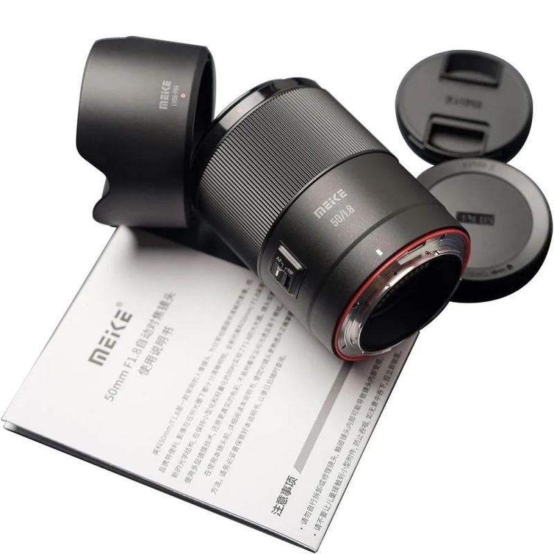 Meike 50mm F1.8 Auto Focus Lens สำหรับกล้อง Mirrorless Sony / Nikon (รับประกัน 1ปี)