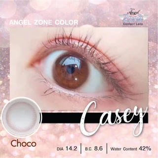 Angel Zone คอนแทคเลนส์ รุ่น Casey Choco 14.2 (รองรับสายตาปกติและค่าสายตาสั้น -0.75 ถึง -6.00)