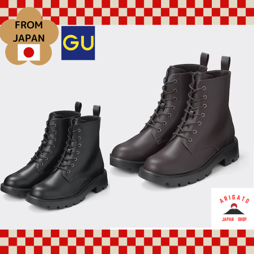 GU Light Volume Sole Lace-up Boots [ส่งตรงจากประเทศญี่ปุ่น ของแท้ 100%]
