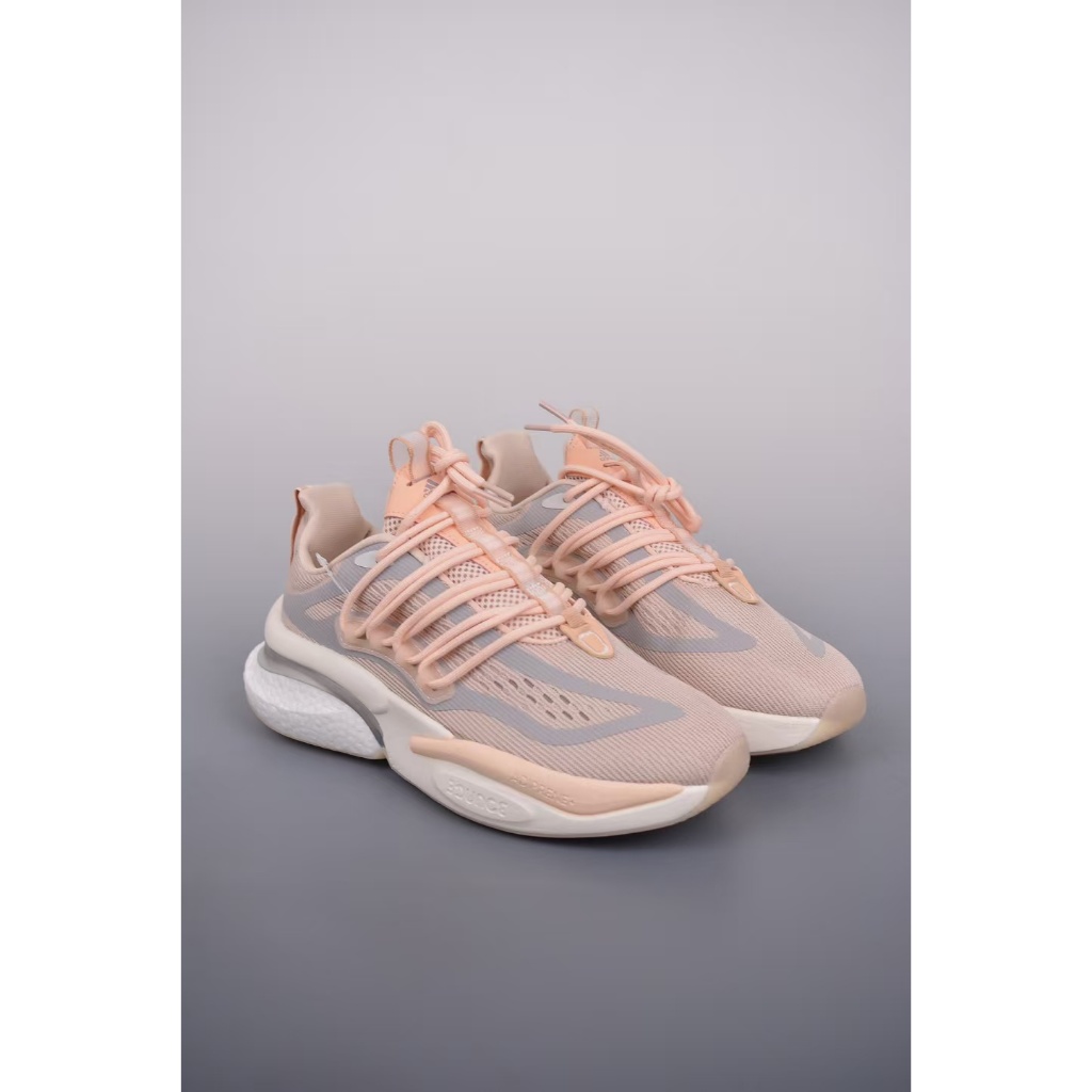 ผลิตภัณฑ์ถ่ายจริง adidas ALPHABOOST V1 Sustainable รองเท้าวิ่งสบาย ๆ เทรนด์ต่ำ HP6135DX