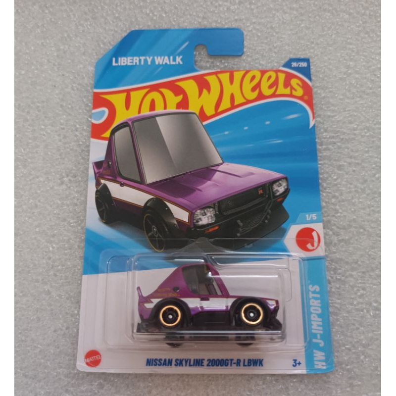 Hotwheels nissan skyline 2000gt-r lbwk