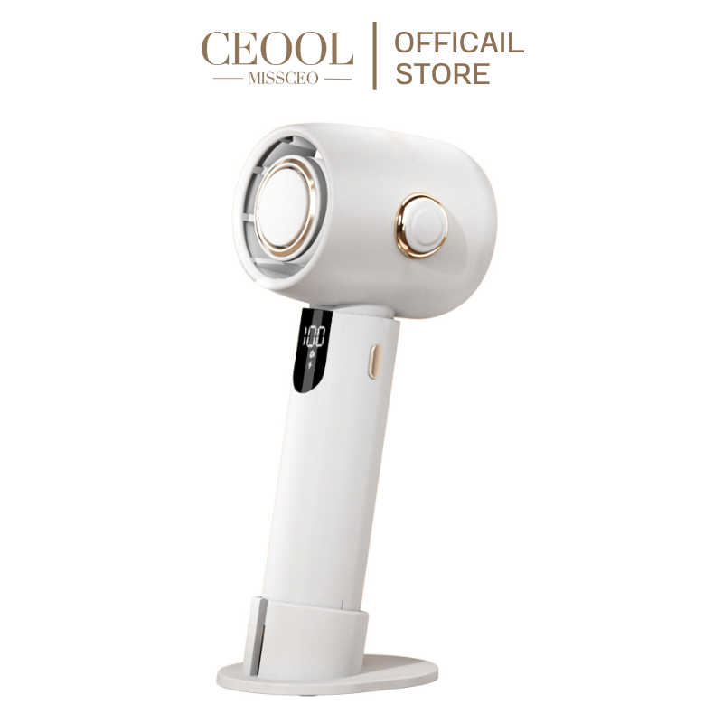 CEOOL 2000mAh พัดลมพกพา พัดลมมือถือ พัดลมเทอร์โบ tarbo Cooler ชาร์จusb พัดลมขนาดเล็ก Air Cooler พร้อมจอแสดงผล LED
