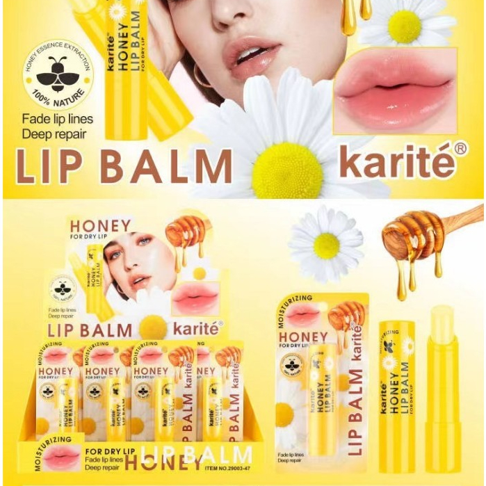 Lip Balm Honey 3g. ลิปบาล์มน้ำผึ้ง ลิปมันบำรุงริมฝีปาก