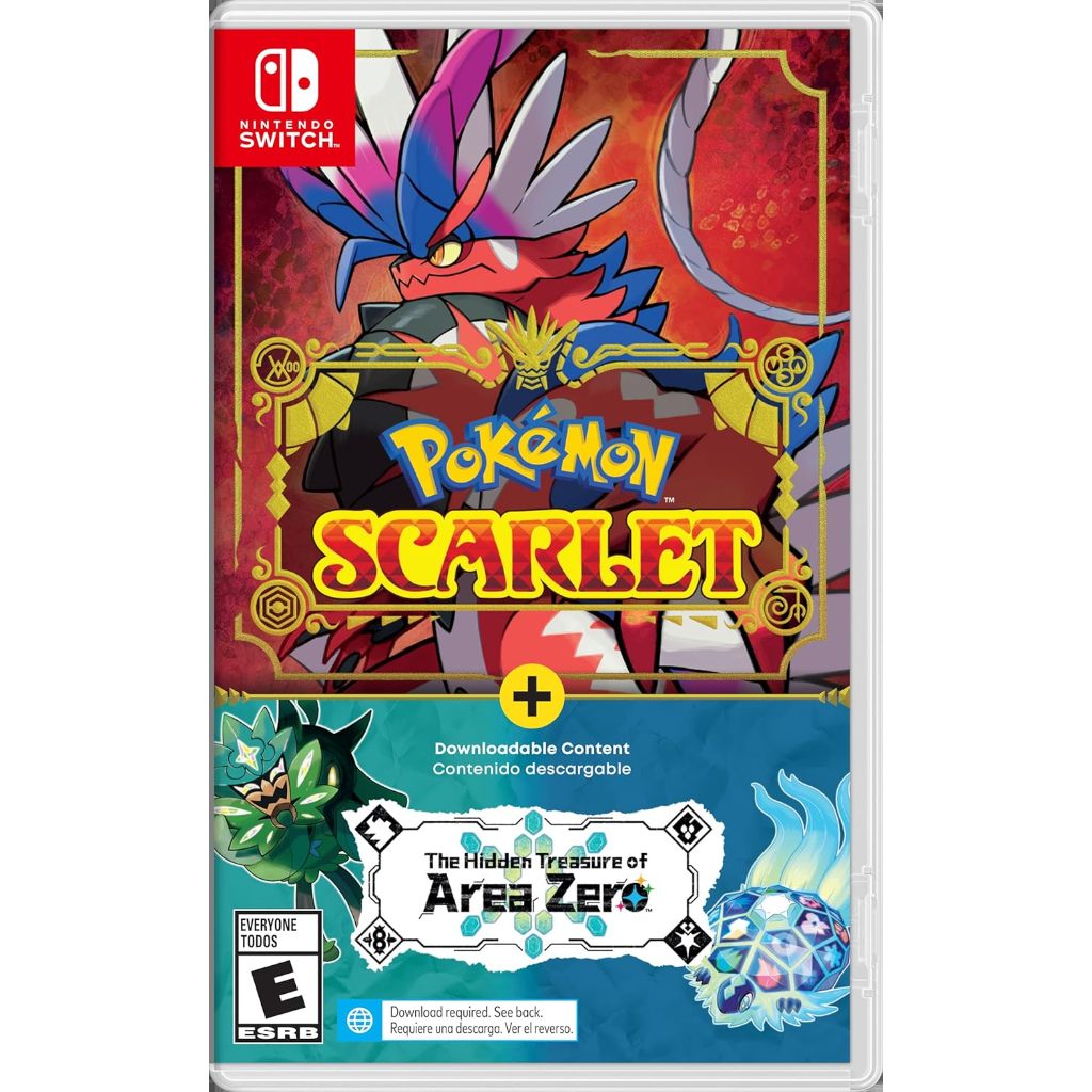 Switch Pokémon™ Scarlet + The Hidden Treasure of Area Zero Bundle (Game+DLC) - US Version