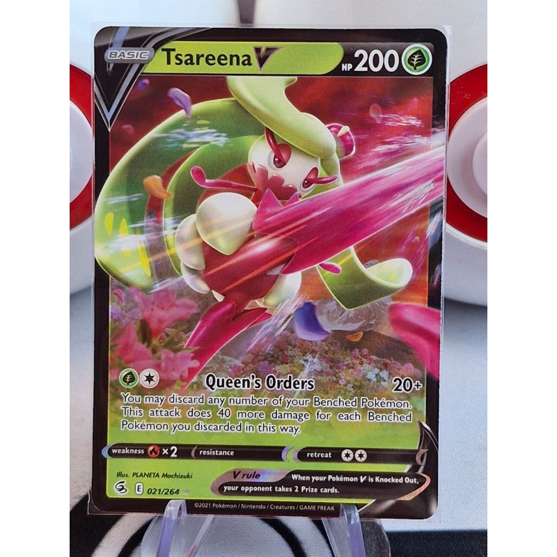 Tsareena V Pokemon Fusion Strike 021/264 Ultra Rare