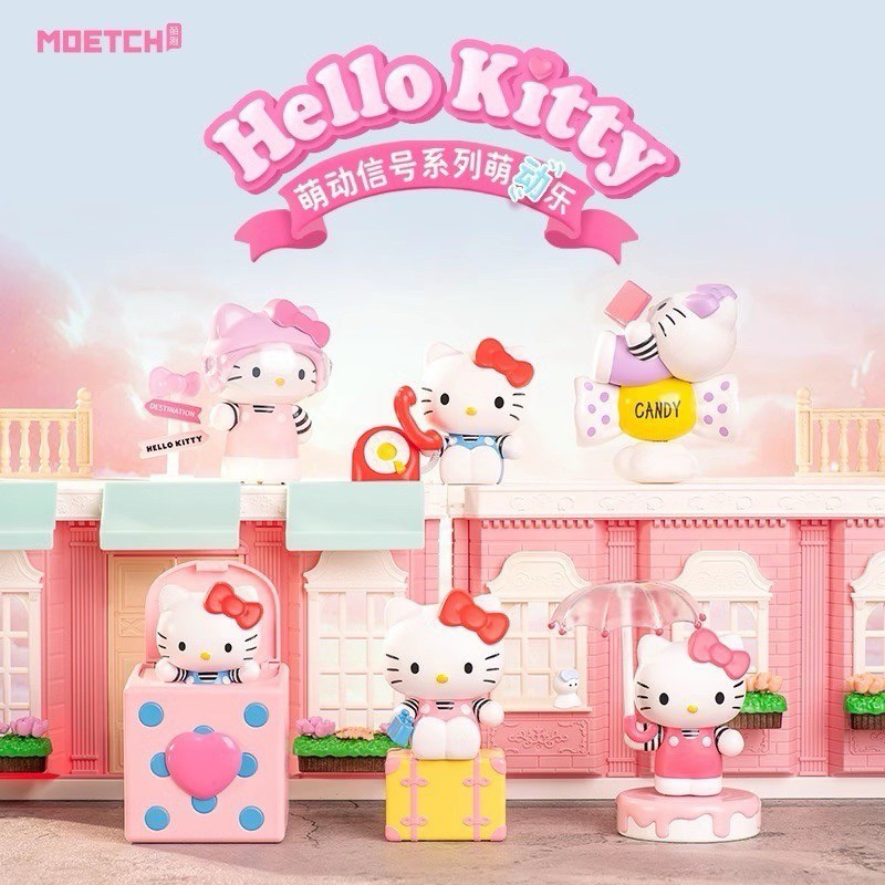 ร้าน พร้อมส่ง โมเดลคิตตี้ไขลาน Sanrio - Hello Kitty Budding Signal Series by Moetch