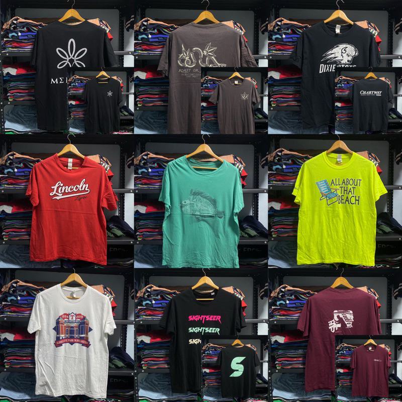 เสื้อยืดมือสอง USA เกรดA-B สภาพดี ไซส์L อก42-44
