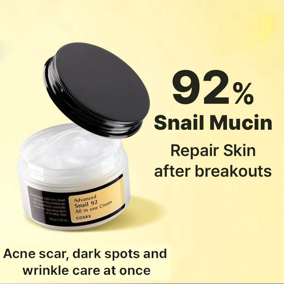 ครีมบำรุงผิวหน้า cos Rx ขั้นสูง snail 92 multi - effect essence ครีมบำรุงผิว filtrate 92% anti - agi