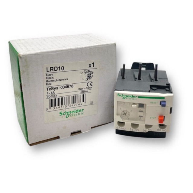 โอเวอร์โหลด LRD10 4-6A ชไนเดอร์ พร้อมส่ง ใช้สำหรับแม็กเนติก