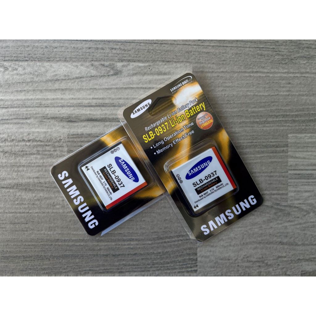 แบตเตอรี่ SAMSUNG รุ่น SLB-0937 (3.7V 900 mAh) Li-ion สีขาว มือ 1 พร้อมแพ็คเกจ