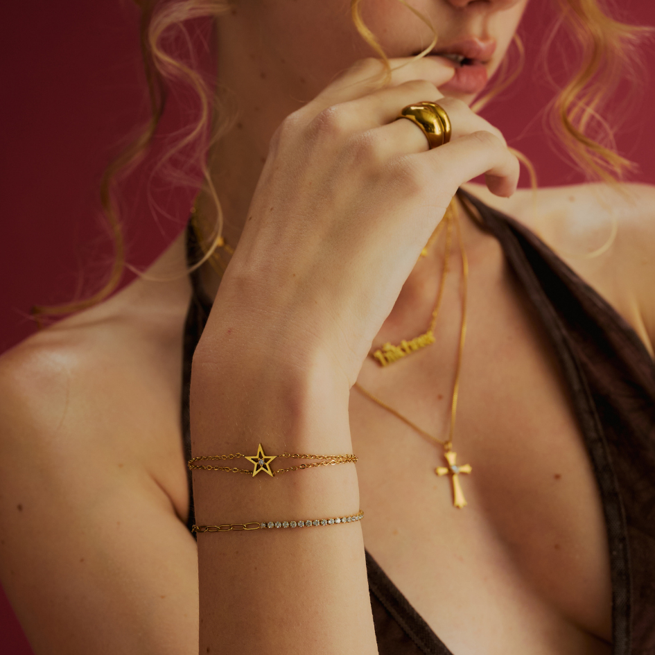 Bemet Rockstar bracelet กำไลดาวสแตนเลส