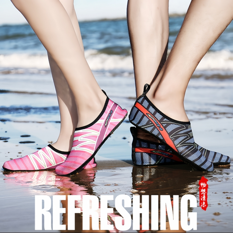 A107-รองเท้าใส่ลุยน้ำ Water shoes รองเท้าใส่ว่ายน้ำ มีกันลื่นและแห้งไว สามารถใส่ดำน้ำ ว่ายน้ำ เดินชายหาด พร้อมส่ง