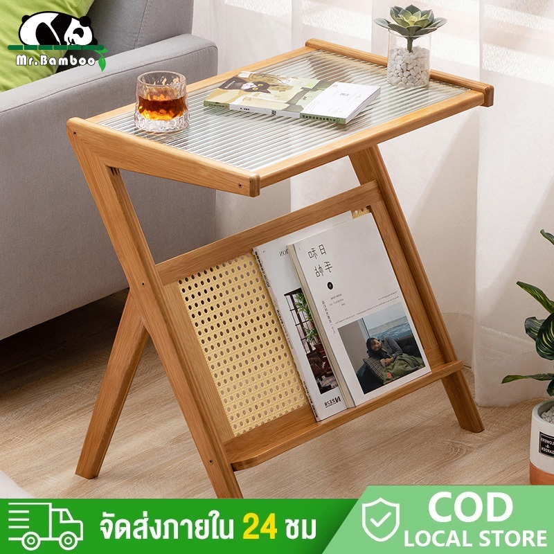 【รับประกันตลอดชีพ】โต๊ะกาแฟ โต๊ะข้างโซฟา โต๊ะเล็ก โต๊ะพับ โต๊ะ เคลื่อนย้ายง่าย โต๊ะทานอาหารที่บ้าน