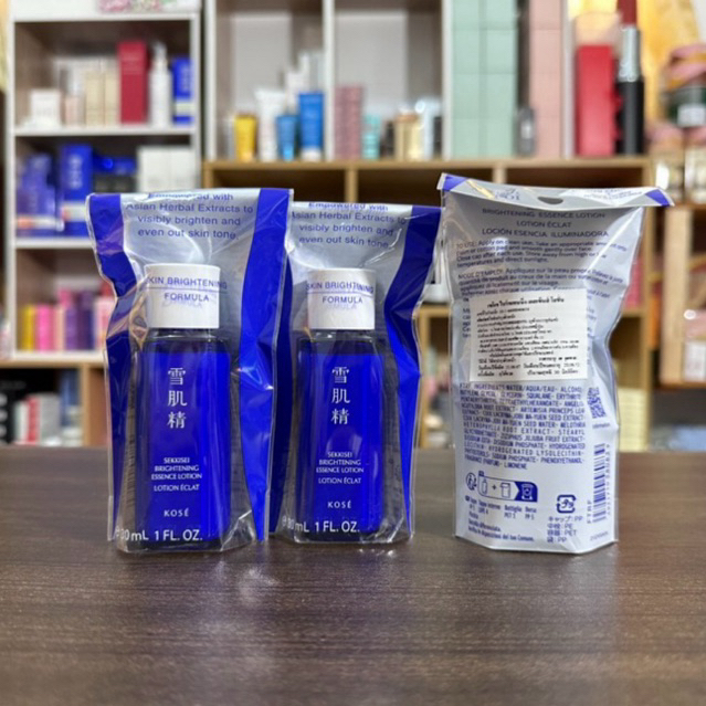 Kose Sekkisei Brightening Essence Lotion ( น้ำตบผีดิบสูตรใหม่ ) 30ml ( ขนาดทดลอง )