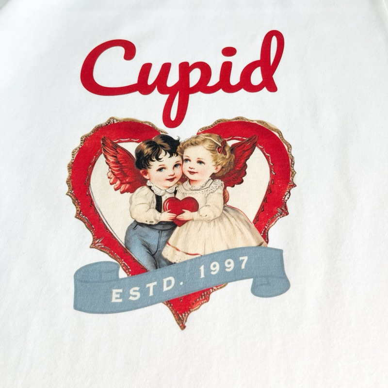 GILDAN  Premium Ringer Tee เสื้อพิมพ์ลาย Cupid - รูปที่ 2
