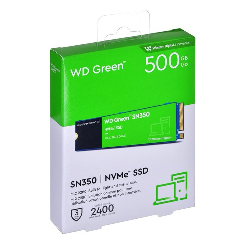 500GB M.2 NVME WD GREEN SN350 M.2 PCIe/NVme