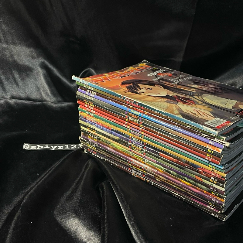 (พร้อมส่ง / มือ2 ) ยกเซทหนังสือ I like twilight เล่ม1-22,24,28