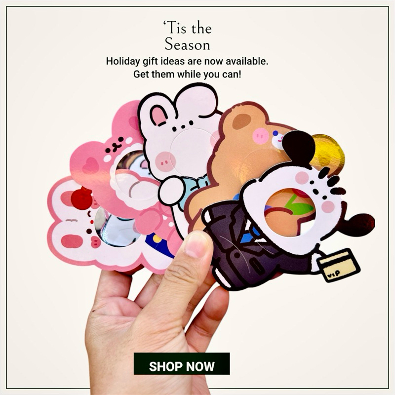 [พร้อมส่ง] กระดาษห่อลูกอม กระดาษใส่อมยิ้ม ลายการ์ตูน [1Set5ชิ้น]