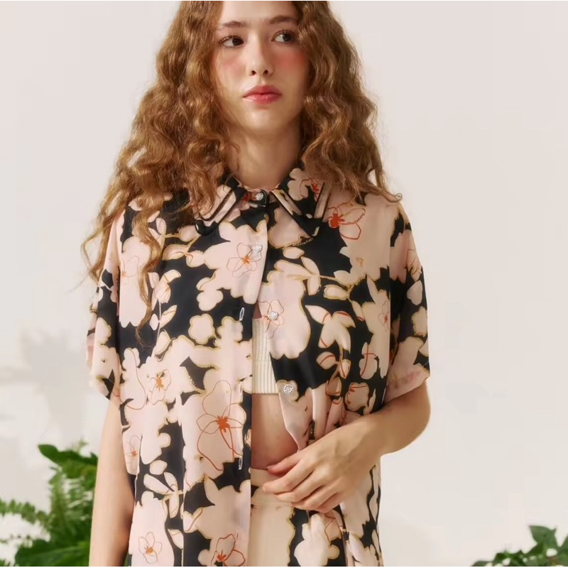 New พร้อมส่ง เสื้อ Endless Holiday Everyday Shirt Sesame & Orange