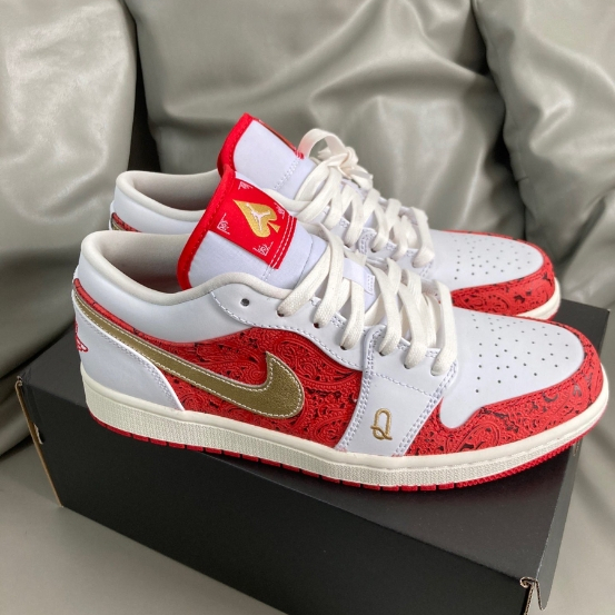 Jordan Air Jordan 1 Low SE White red gold