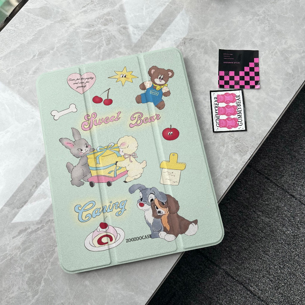 ✨พร้อมส่ง✨เคสไอแพด Disney Gen12 Pro11 2024 Air7/6 11 Gen9/8 ลูกสุนัข น่ารัก เคสipad Gen6/5 Air3 10.5