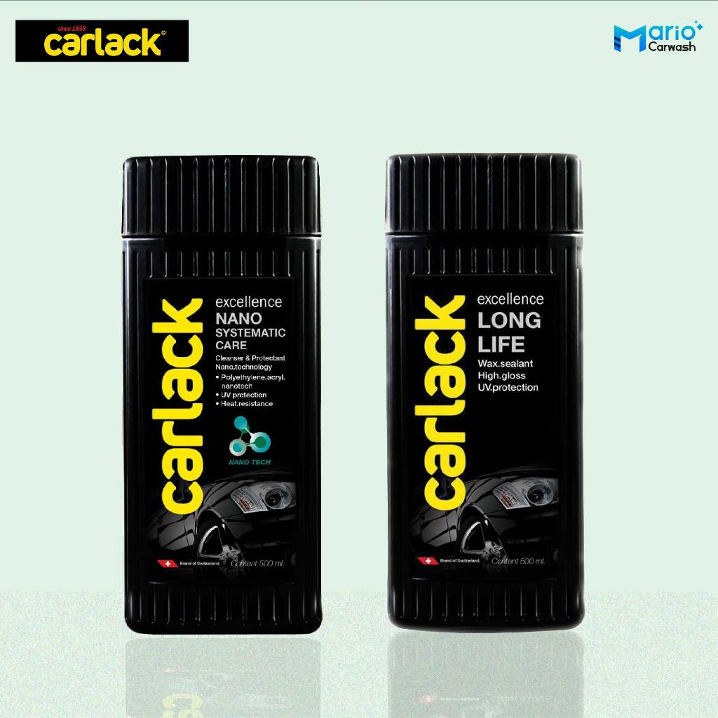 Carlack Nano systematic 500 ml. น้ำยาเคลือบสีรถ คาร์แลค นาโน (แถมผ้าไมโคร1ผืน)
