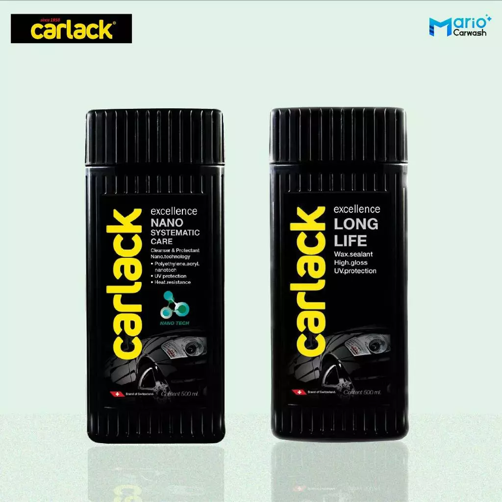 Carlack Nano systematic 500 ml. น้ำยาเคลือบสีรถ คาร์แลค นาโน (แถมผ้าไมโคร1ผืน)