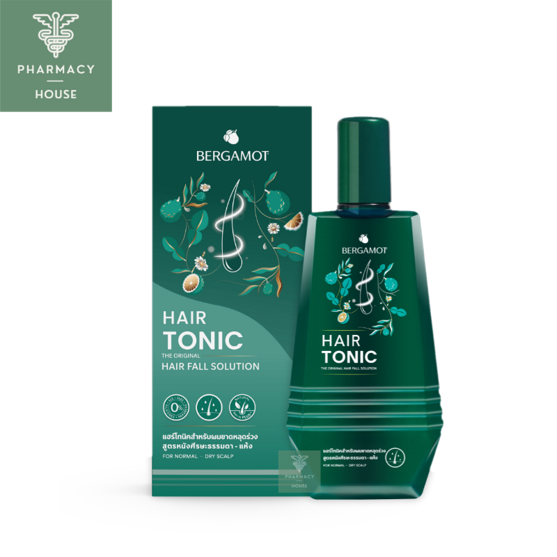 Bergamot hair tonic ( ขวดเขียว )