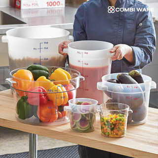 กล่องเก็บวัตถุดิบอาหารทรงกลม Combiware Round Container พร้อม…