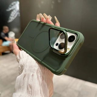 เกราะป้องกันบานใหญ่ Magnetic Case For iPhone 17 16 15 14 13 12 11 Promax Pro Plus เคสกันกระแทก เคสไอโฟน