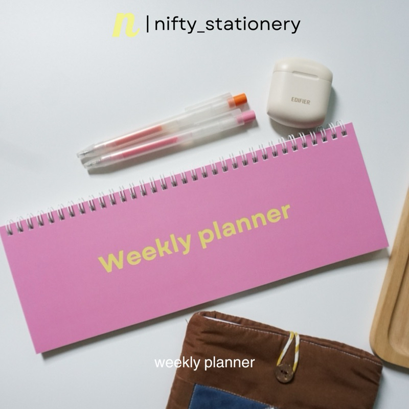 nifty | Weekly planner สมุดโน้ตแพลนเนอร์รายสัปดาห์