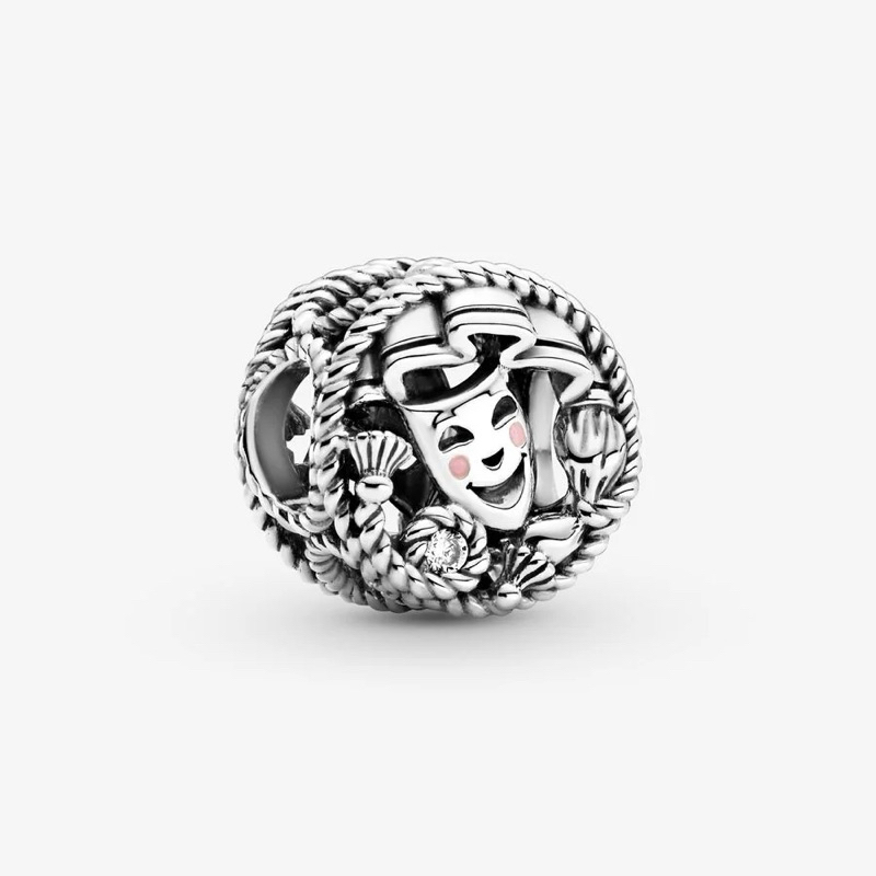 (ของแท้ พร้อมส่ง ) Pandora Comedy & Drama Masks Charm สำหรับกำไลข้อมือแพนโดร่าชาร์มหน้ากาก 2 อารมณ์ ของแท้ มือหนึ่ง